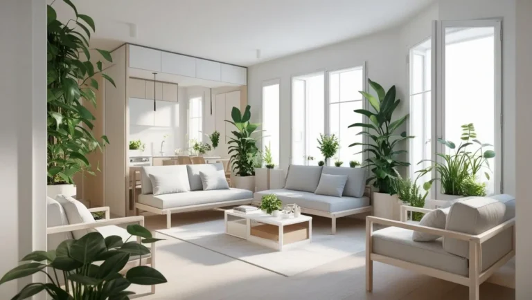 Design Funcional: Soluções Minimalistas para Casas Modernas e Compactas.