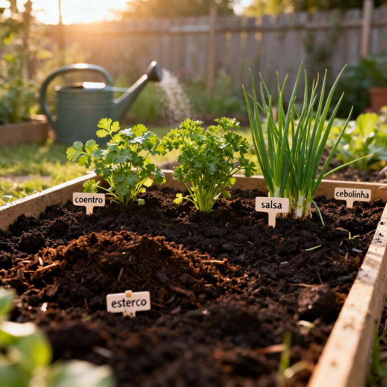 Coentro, Salsa e Cebolinha: Como Plantar 