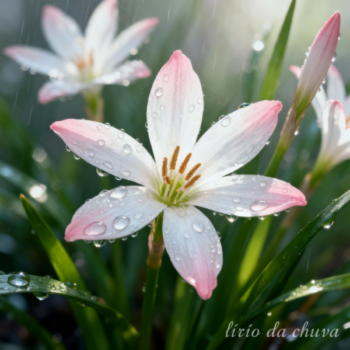 Lírio da Chuva –  A Flor que Desperta com as Primeiras Gotas