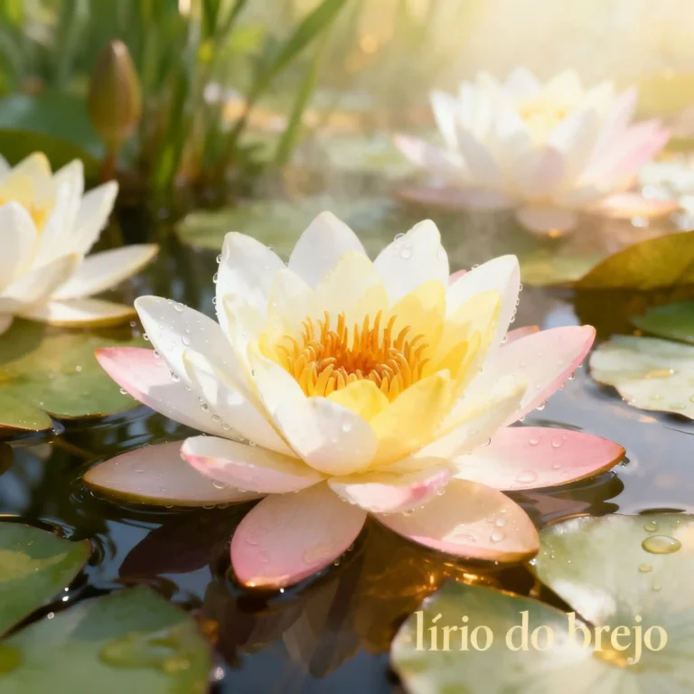 Lírio do Brejo  A Flor que Nasce na Água