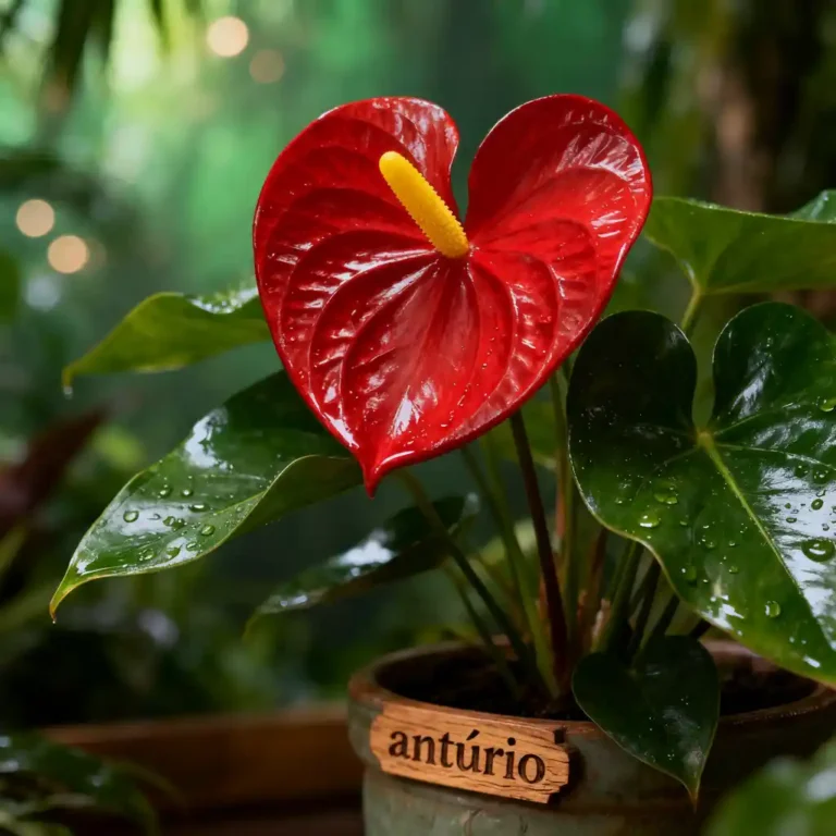 Antúrio Tropical Em Ambientes Internos Com Elegância Duradoura 