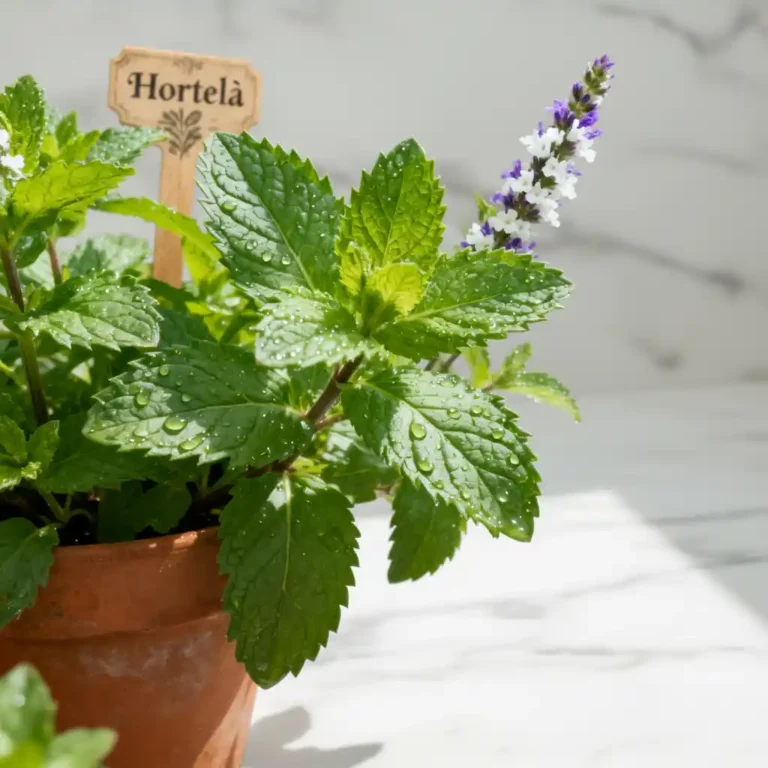 Hortelã Aromática em Cultivo Domestico de Uso Culinário