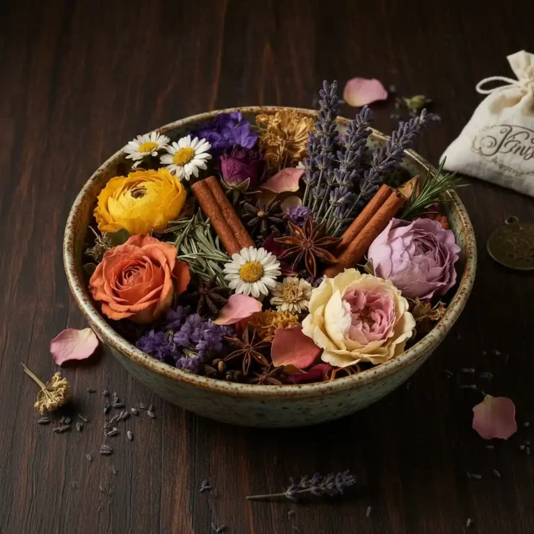Potpourri Aromático para Ambientes com Fragrâncias Naturais 