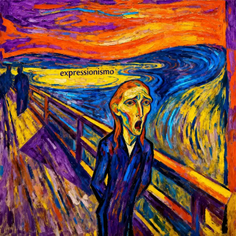 Expressionismo Artístico na Arte Moderna de Emoção Intensa