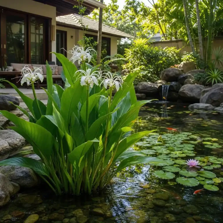 Lírio do Brejo no Uso de Panta Aquática para Cultivo em Lagos de Jardins