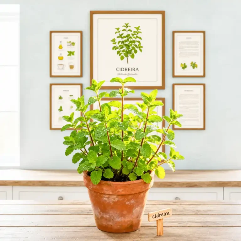 Erva Cidreira com Cultivo em Vasos para Decoração de Varandas
